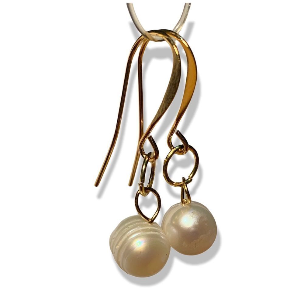 NEW Boxed Genuine Pearl Earrings